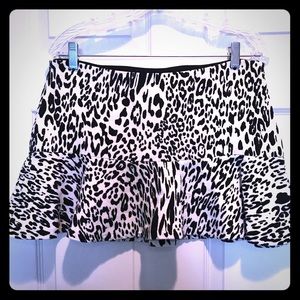 Zara Woman zebra print mini skirt